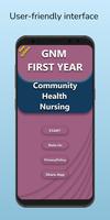 GNM - Community Health Nursing Plakat