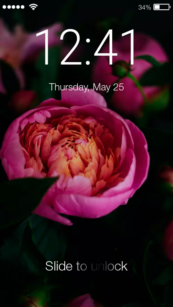 Tải xuống APK Peony Flower Pink Wallpaper Theme Screen Lock cho Android