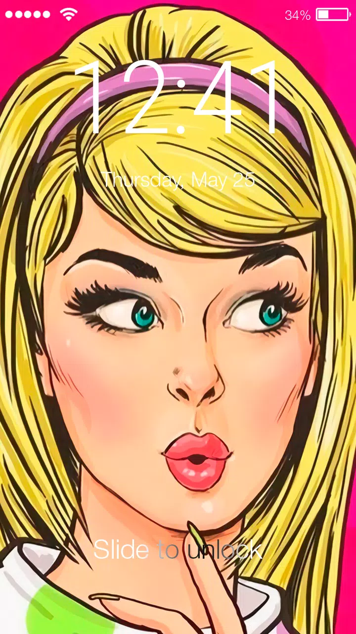 Pop Art Cute Girl Wallpaper Screen Lock Apk Pour Android Telecharger