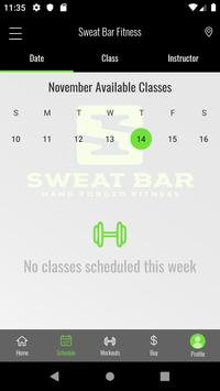 Sweat Bar Fitness 截图 2