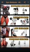 Gym Workout & Exercises Full B Affiche