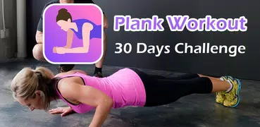 Plank Workout - 30 Days Challenge. Lose weight!