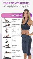 Workout for Women. Female fitness training at home 스크린샷 3