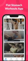 Flat Stomach: Ab Workouts постер