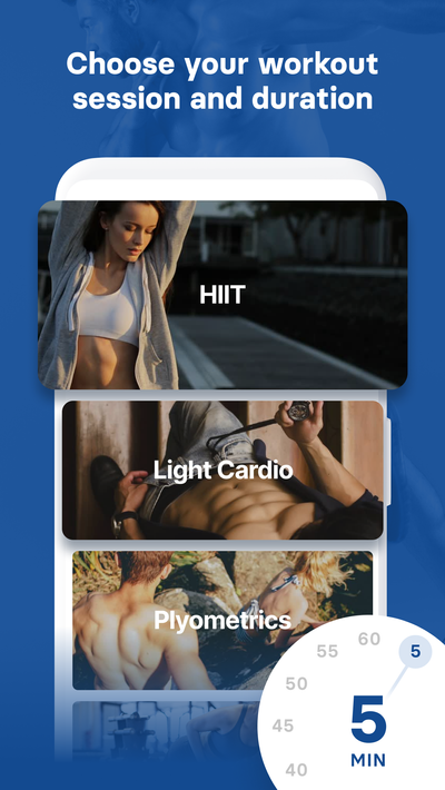 HIIT & Cardio Workout by Fitify screenshot 1
