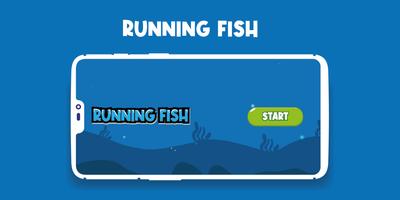 Running Fish Affiche