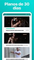 Treino superior corpo homens Cartaz