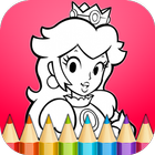 Princess Coloring Pages icône