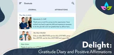 Delight: Gratitude Diary and P