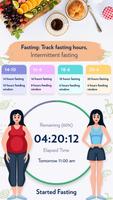Fasting: Track fasting hours,  poster