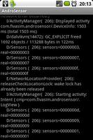 AndroSensor Log Collector Affiche