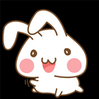 Onigiri Bunny Sticker ikona