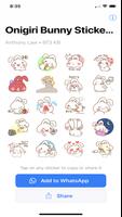 Onigiri Bunny Sticker plakat