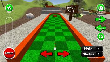 Mini Golf 3D Adventure captura de pantalla 1