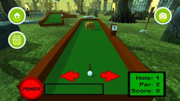 Mini Golf 3D Halloween screenshot 2