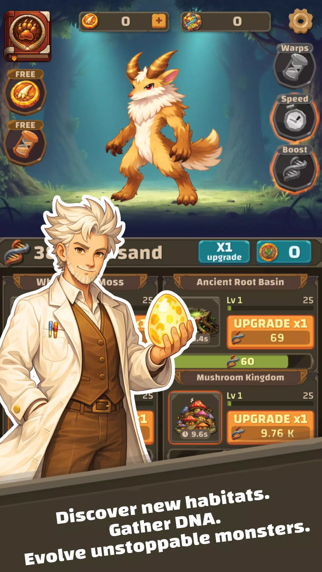 Monster Evolve: Idle Hatchery