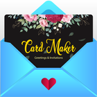 invitation card maker & Design ícone
