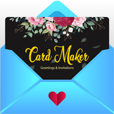 invitation card maker & Design icône