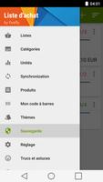 La liste d'achat capture d'écran 3