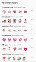 Valentine Day Stickers Affiche