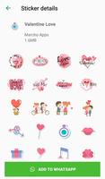 Valentine Day Stickers capture d'écran 2