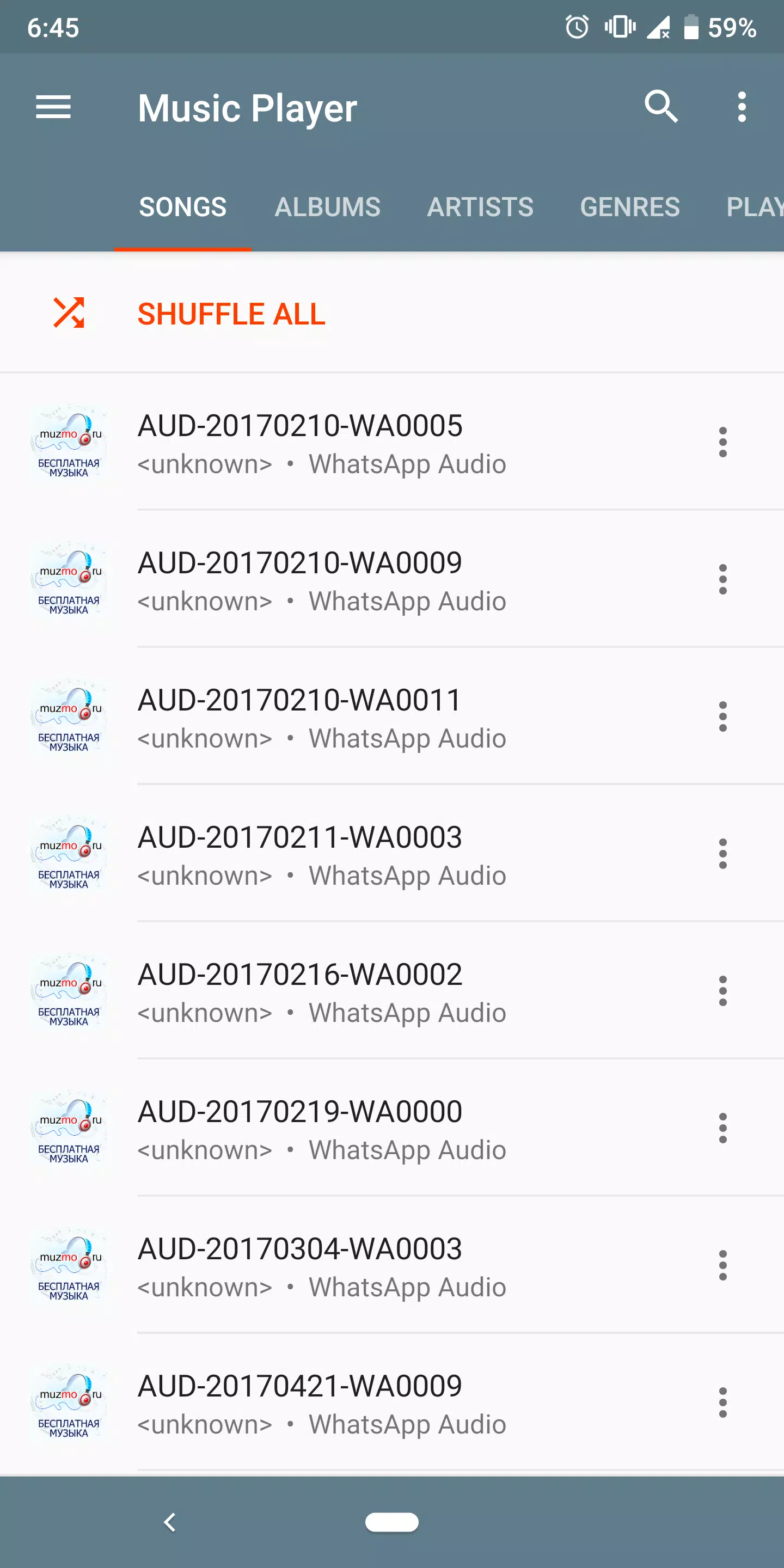 Descarga de APK de Music Player para Android