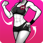 30 Days Women Workout Fitness ไอคอน