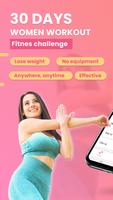 30 Days Women Workout Fitness poster