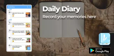 Daily Diary - Diary with lock