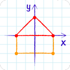 Cartesian graph coordinates Zeichen