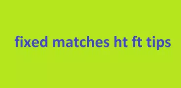 fixed matches ht ft tips