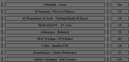 Fixed Matches Tips Ekran Görüntüsü 3