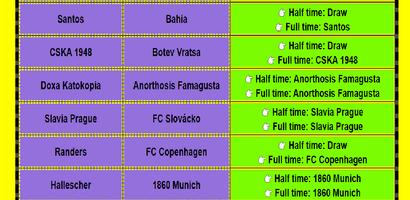 Fixed Matches скриншот 1