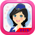 First Class Flight Attendant Dress Up icon