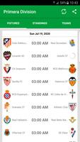 Spanish League Fixtures پوسٹر