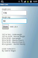 BMI Calc screenshot 1