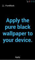 Pure Black Wallpaper poster