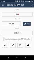 IGV Perú - Cálculo de IGV o Cá ảnh chụp màn hình 2
