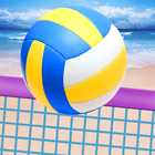 Spike Volleyball - Beach Volleyball Word Champion आइकन