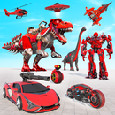 Flying Dino Robots Car Games APK