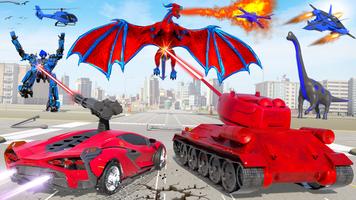 US Flying Car Robot Transform Ekran Görüntüsü 3