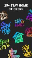 Stay Home Sticker: Create Story with StayHome โปสเตอร์