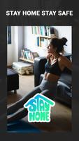Stay Home Sticker: Create Story with StayHome syot layar 2