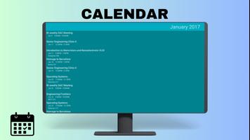 Calendar for Android TV скриншот 1