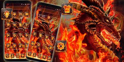 Fire Cool Dragon Theme اسکرین شاٹ 3