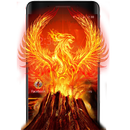 Flamme Feu Phoenix Thème APK