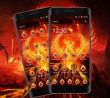 Flame Fire Phoenix Theme poster