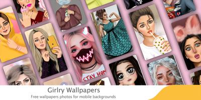 Girly Wallpaper Plakat
