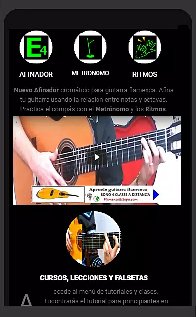 Descarga de APK de Clases Guitarra Flamenca para Android