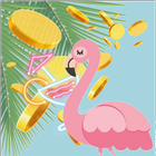 Flamingo’s treasure icon